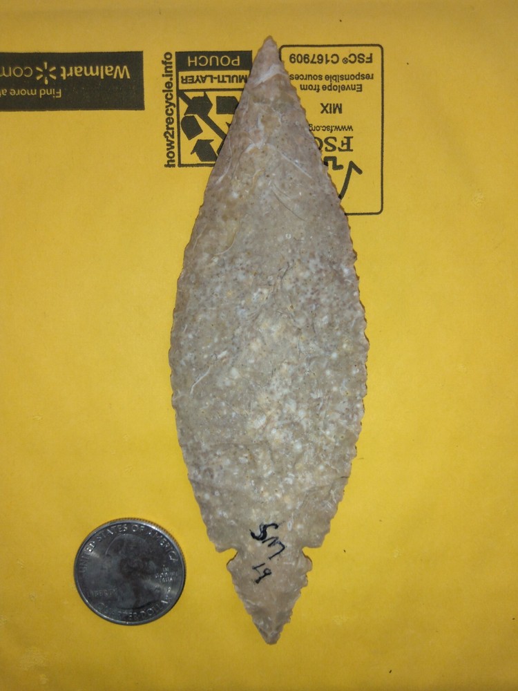 Flintknapped Arrowhead/spearpoint Reproduction