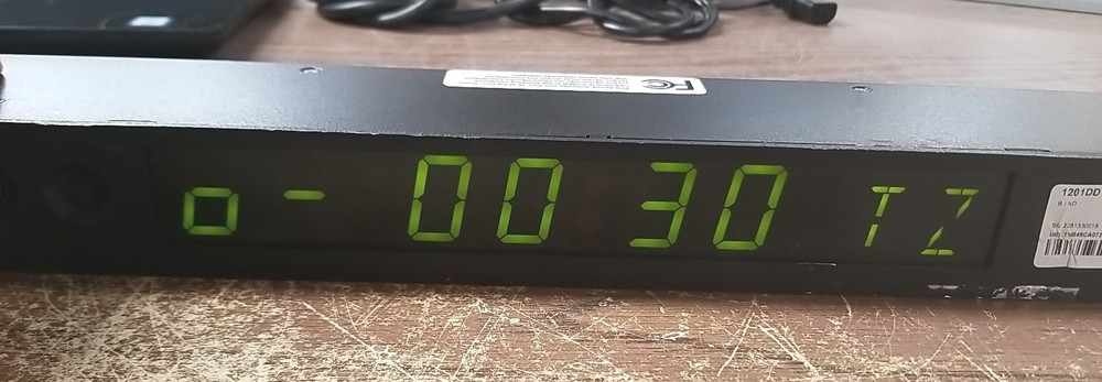 Evertz 1201DD Network Digital Display Clock