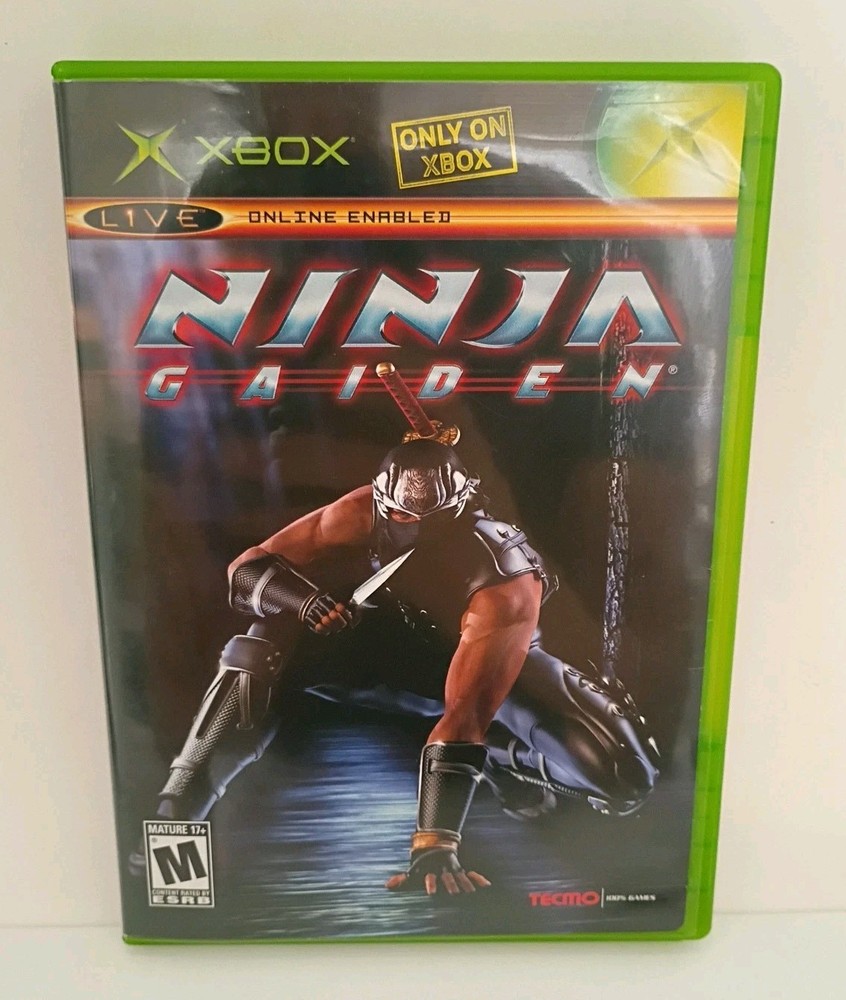 Ninja Gaiden Microsoft Original XBOX Complete CIB + Clean Reg Card Tested