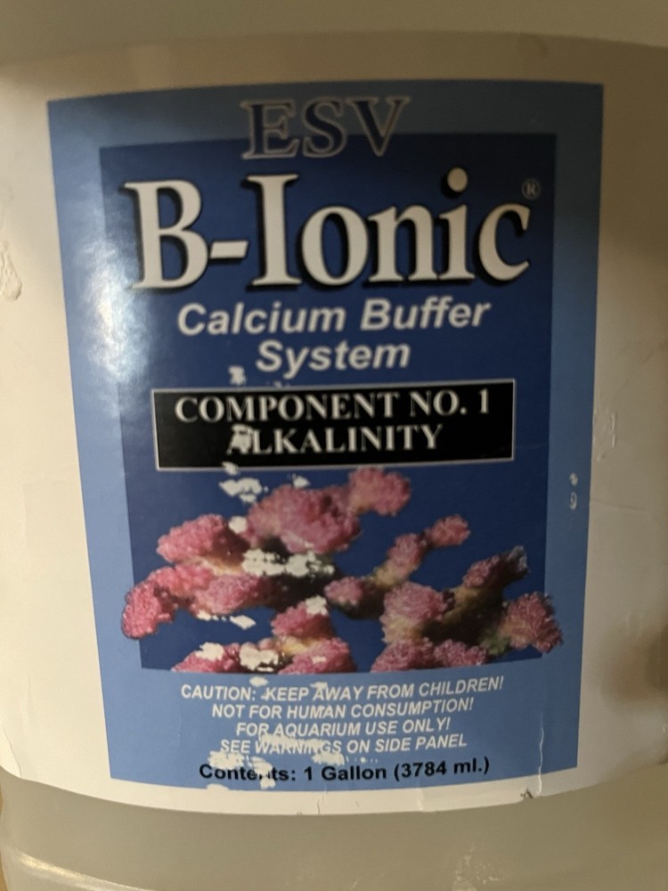 E.S.V. B-Ionic Calcium Buffer System Part 2 - 1 Gallon Calcium Refill