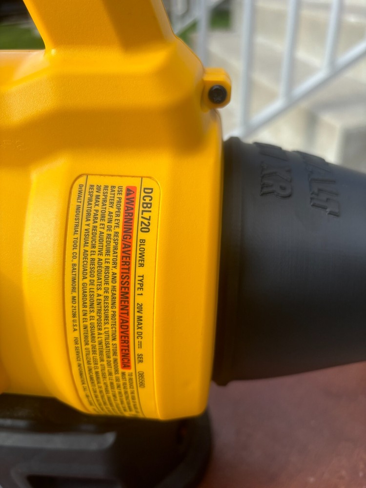 Compact Short Nozzle For DeWalt 20V DCBL722 Leaf Blower
