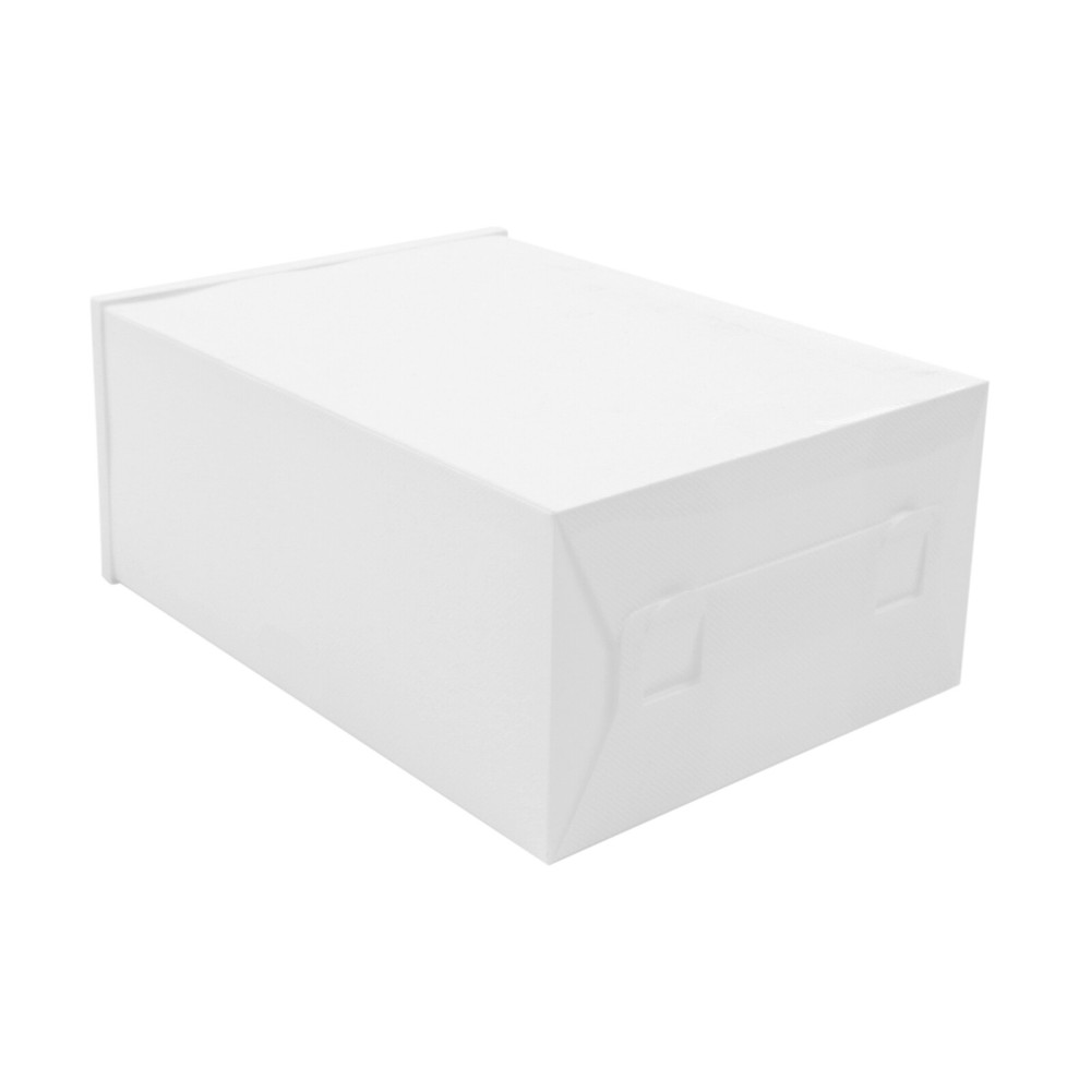 20Pcs Plastic Shoes Storage Box Stackable Display Case Sneaker Organizer Case