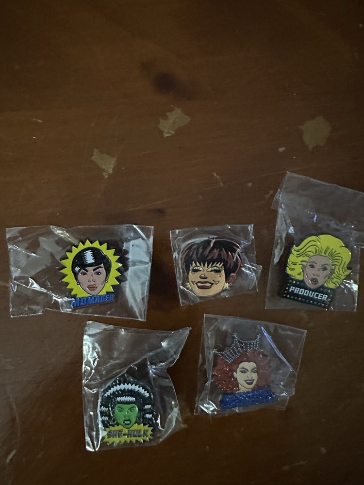 Alexis Michelle Rupaul‘S Drag Race Pin Set  ￼