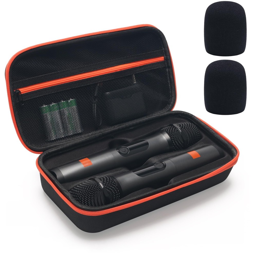 Wireless Microphone Case Compatible with JBL Wireless Two Microphone System, Por