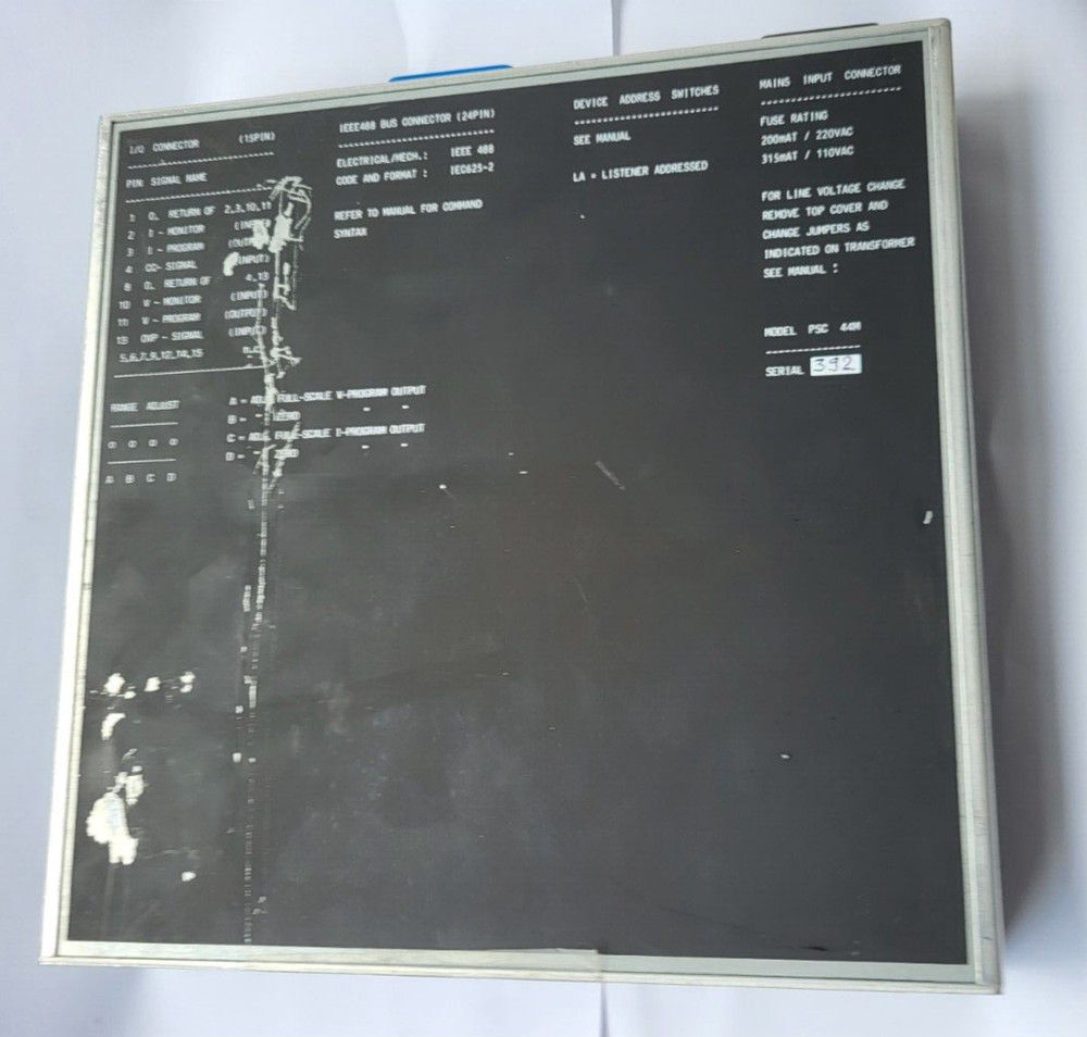 DELTA ELEKTRONIKA PSC44M POWER SUPPLY CONTROLLER (R6S7.2)