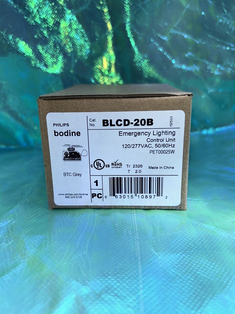 Philips BLCD20B Bodine Emergency Lighting Control Unit - White