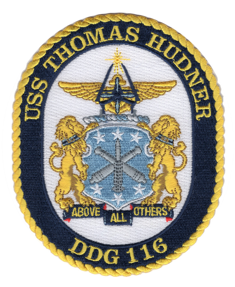 USS Thomas Hudner DDG 116 Guided Missile Destroyer Patch