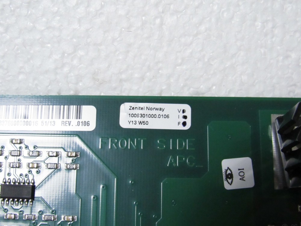 Zenitel 1009301000.0106 AlphaCom Program & Clock Board [CTW]