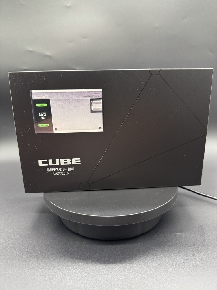 GOLFZON Caddy Talk Cube golf distance measuring device silver