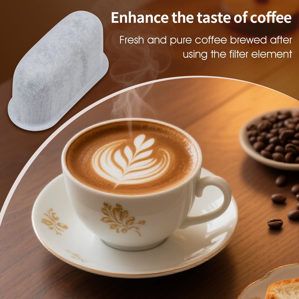 8Pcs Replacement Coffee Filters for Drew Barrymore Maker, White