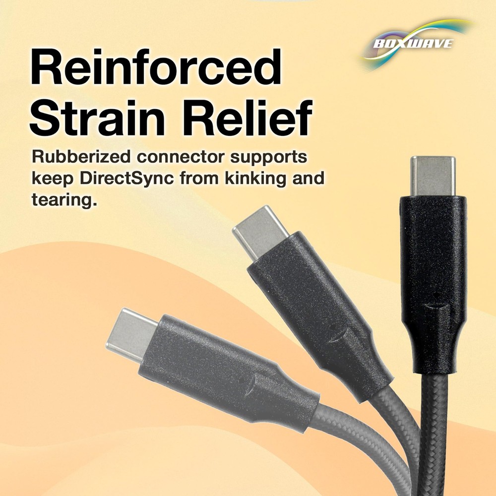 BoxWave Cable Compatible with Backbone One (Android) - 3 feet, Jet Black