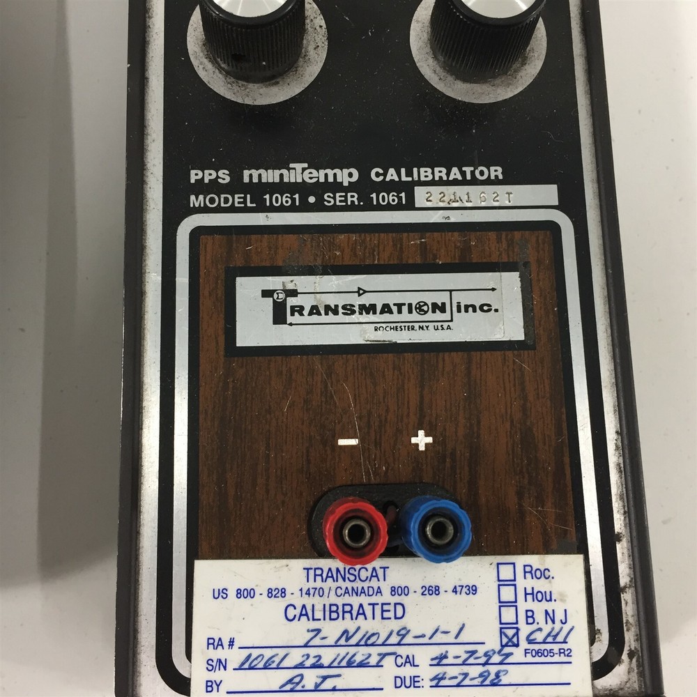 Transmation PPS MiniTemp Calibrator Model 1061
