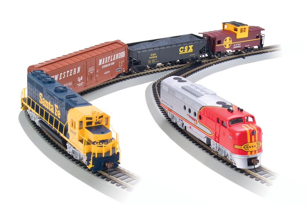 Bachmann Digital Commander Deluxe HO DCC Sante Fe Train Set BAC00501