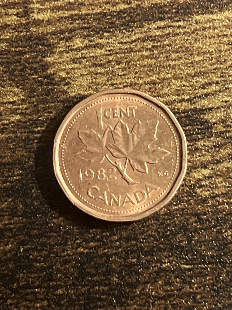 1982 Canada 1 One Cent Actual Coin TK9857*
