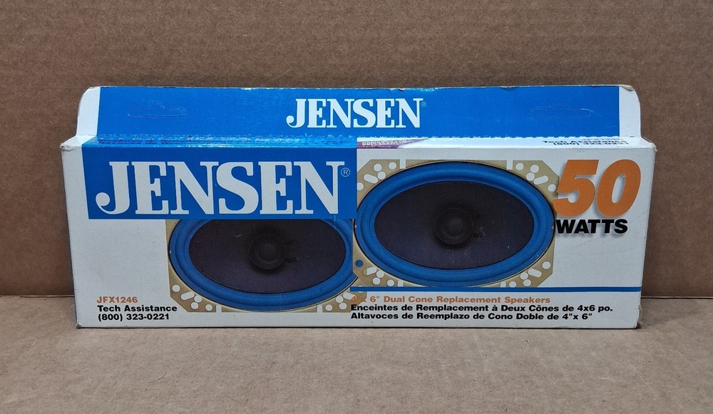 Jensen JFX1246 Dual Cone Speaker Set