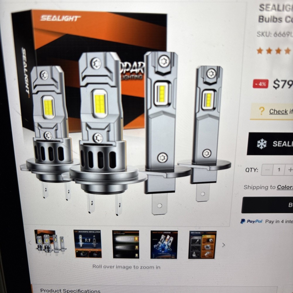 SEALIGHT LED S2S H1 H7