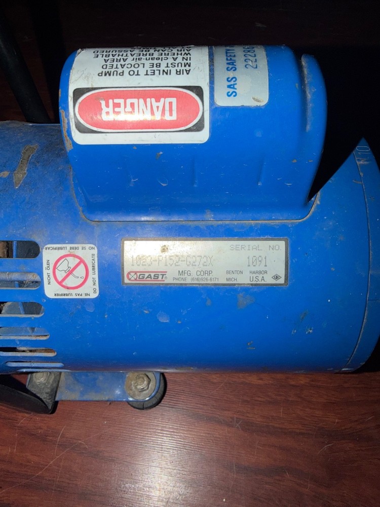 DOERR SAS Safety Supplied Air Pump System 3/4 hp