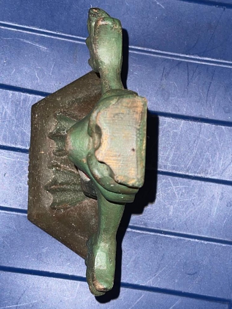 Cast Iron Frog Prince Doorstop