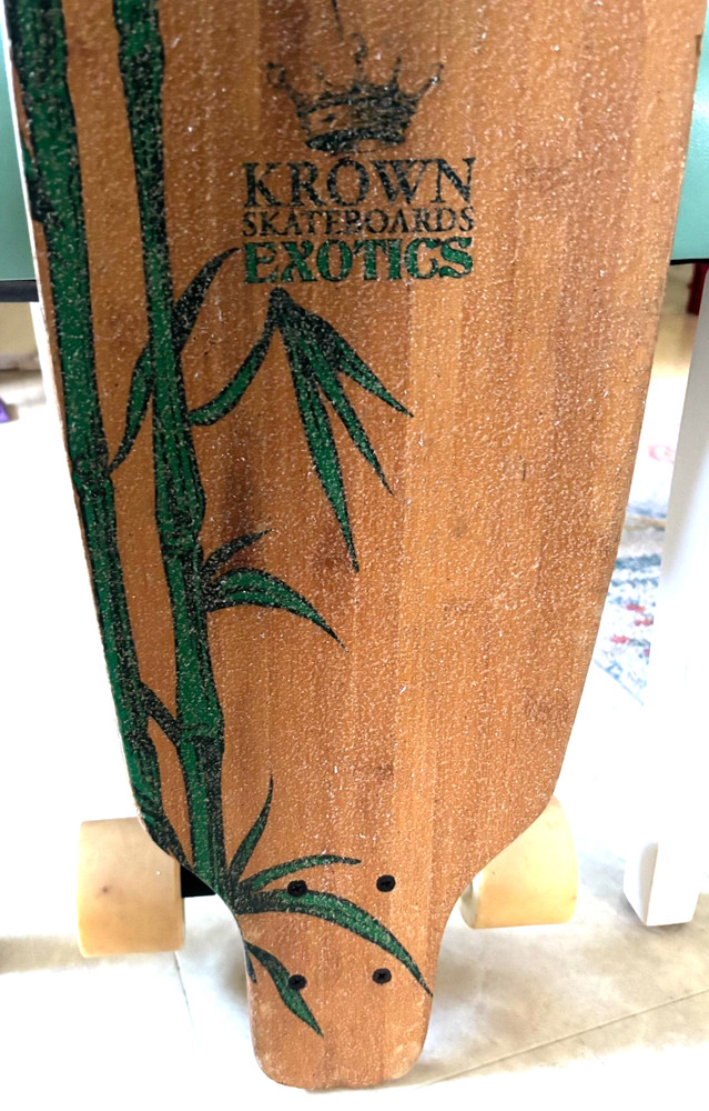 Krown Skateboards Exotics Bamboo Drop-Through Snapback 42” Longboard