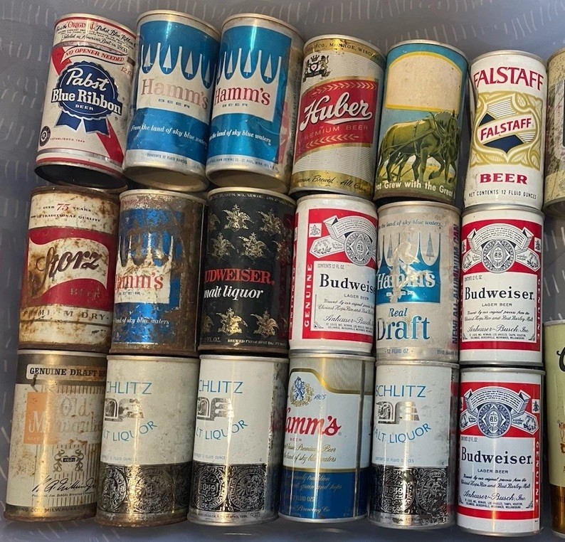Vintage Beer Cans