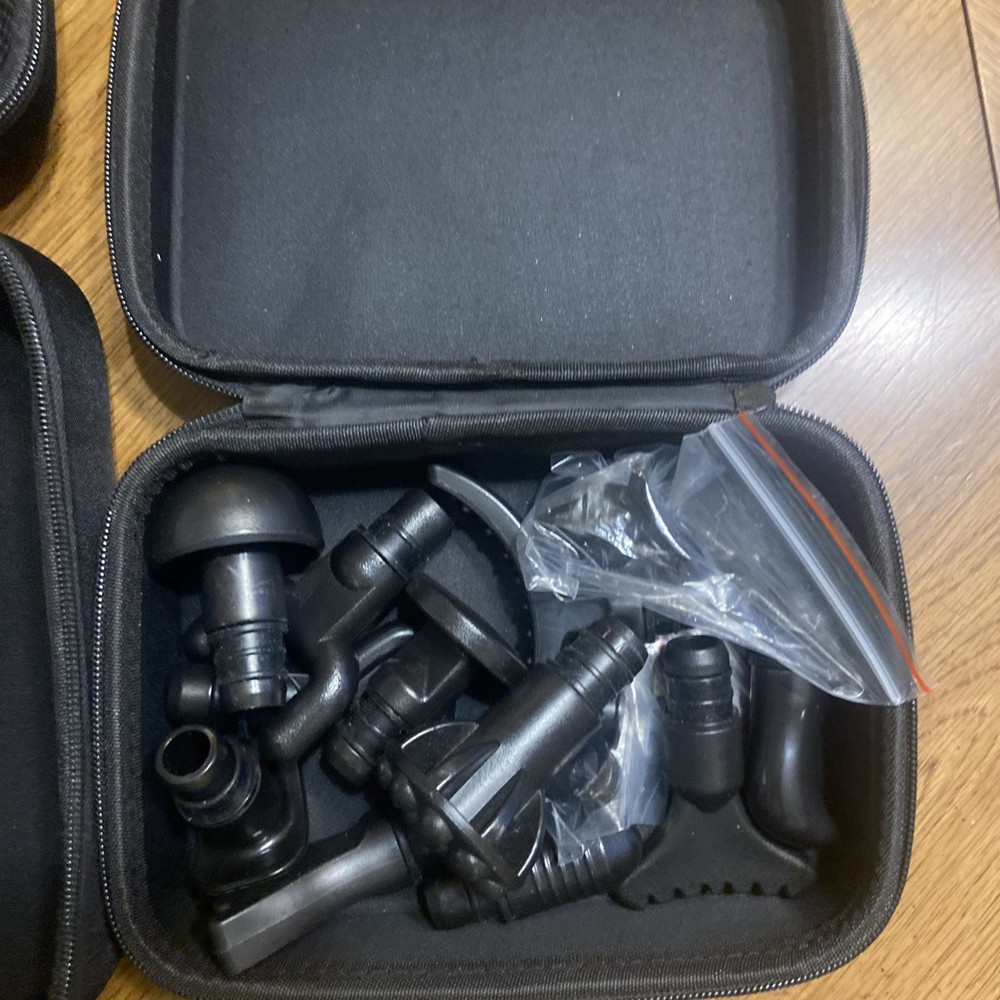 Chirogun Percussion Massage Gun EMPTY CASE BAG WITH DIFFERENT EXTENSIONS TO GUN