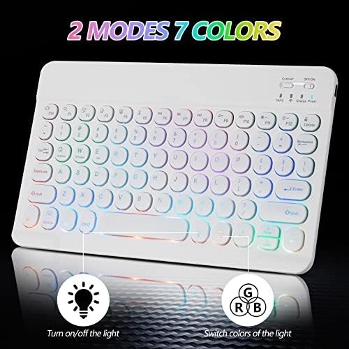 Bluetooth Keyboard and Mouse Combo for iPad - Rechargeable Wireless Keyboard.