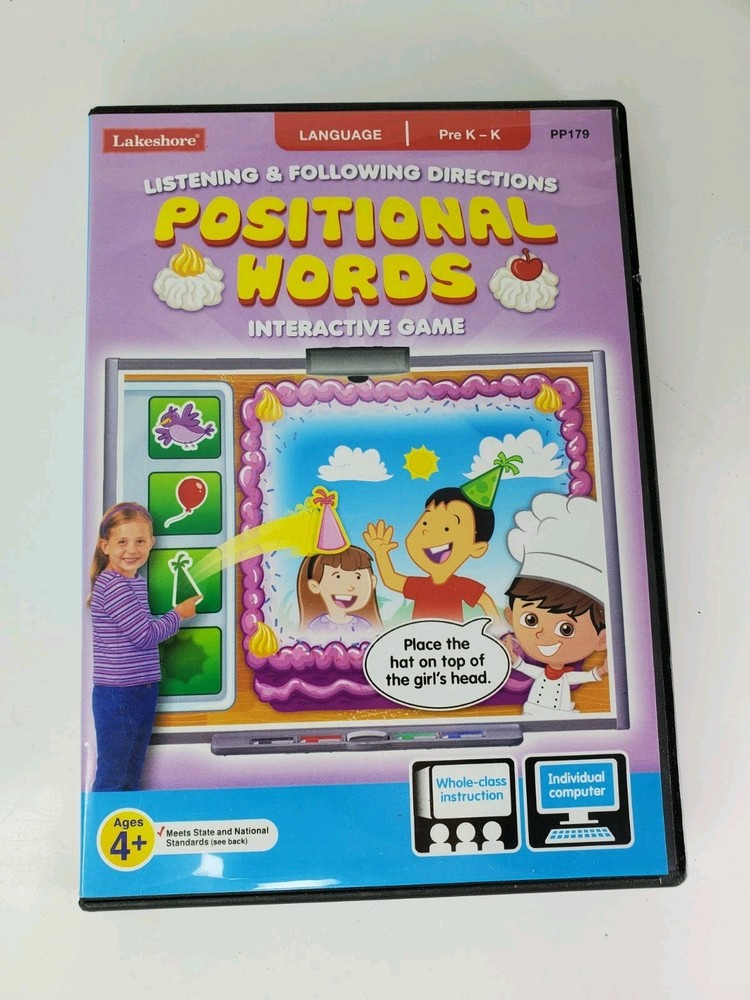 Positional Words: Interactive Game • Lakeshore • Windows/Mac •
