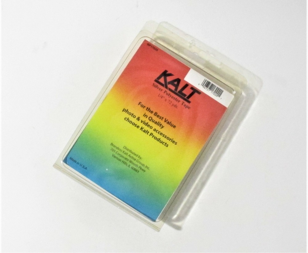 Kalt 1/4" Silver Polyester Tape (72 yards)