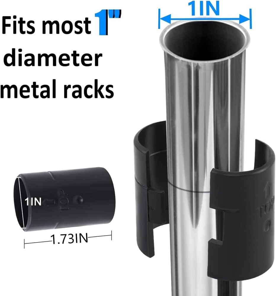 Wire Shelving Shelf Lock Clips - 72 Pack - Replacements for Alera, Metro, Group