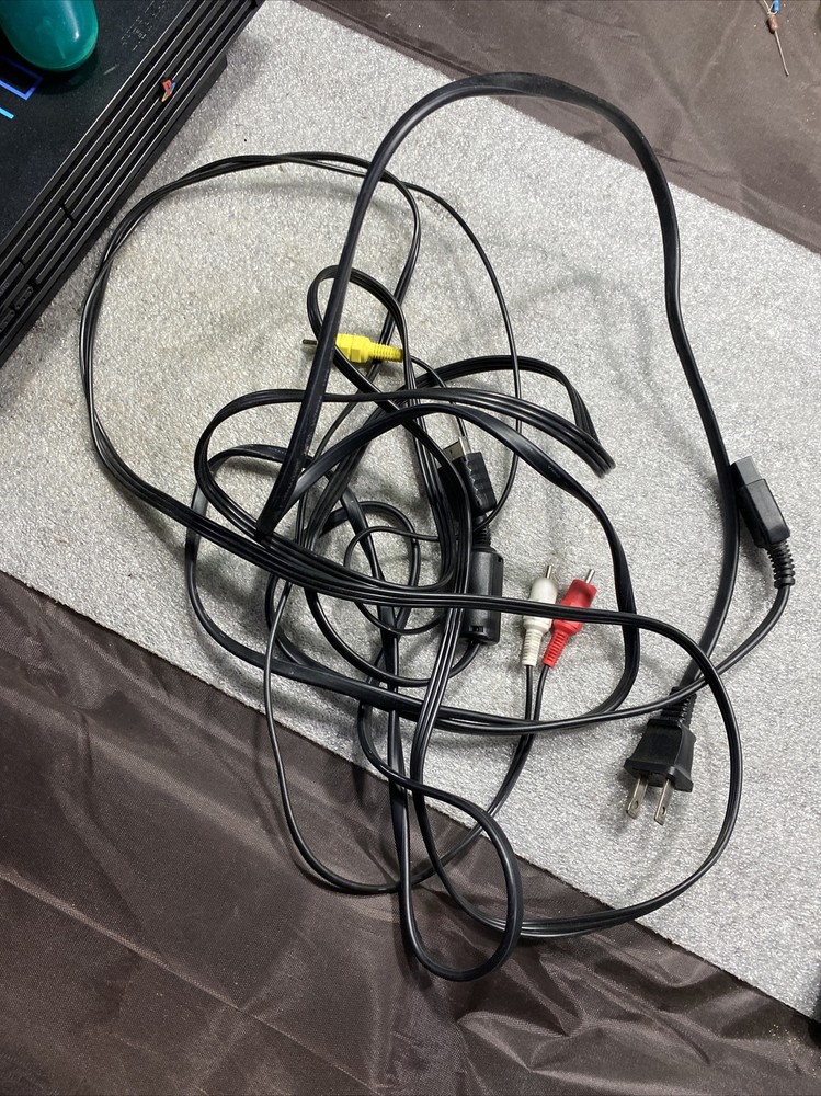 PlayStation 2, Controller, Two 8MB Cards, Network Controller, & Cables