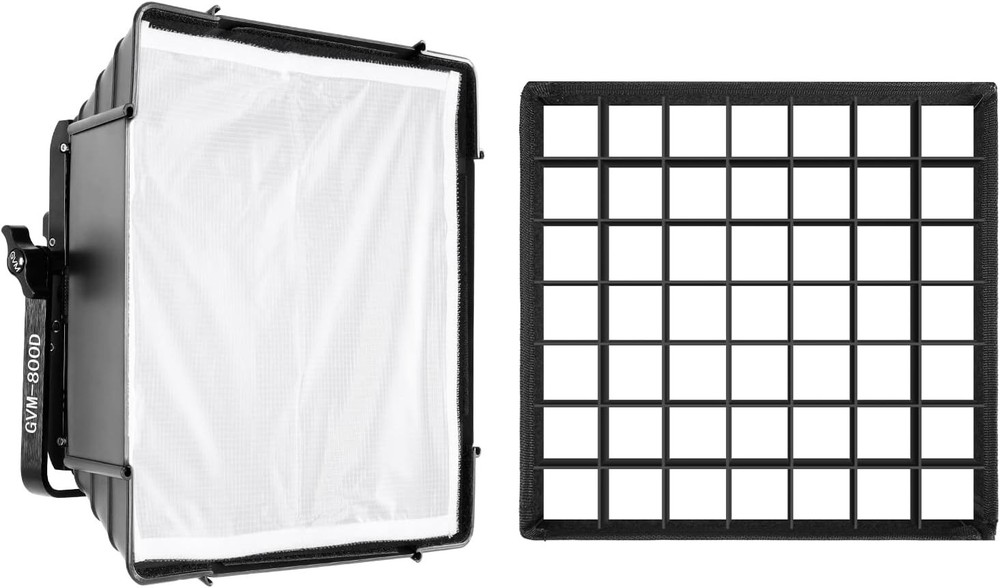 GVM LED Light Softbox Grid Beehive Light Diffuser for with 800D 560AS 480LS