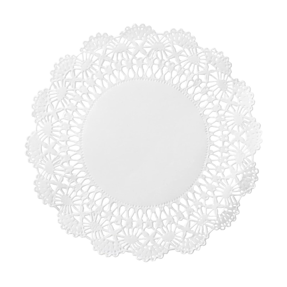Hoffmaster Cambridge Lace Doilies, 5", White, 500234 | 1000/Case