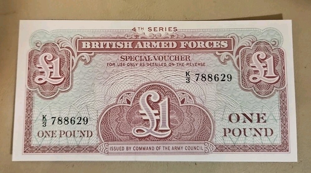 British Armed Forces 1 Pound Note