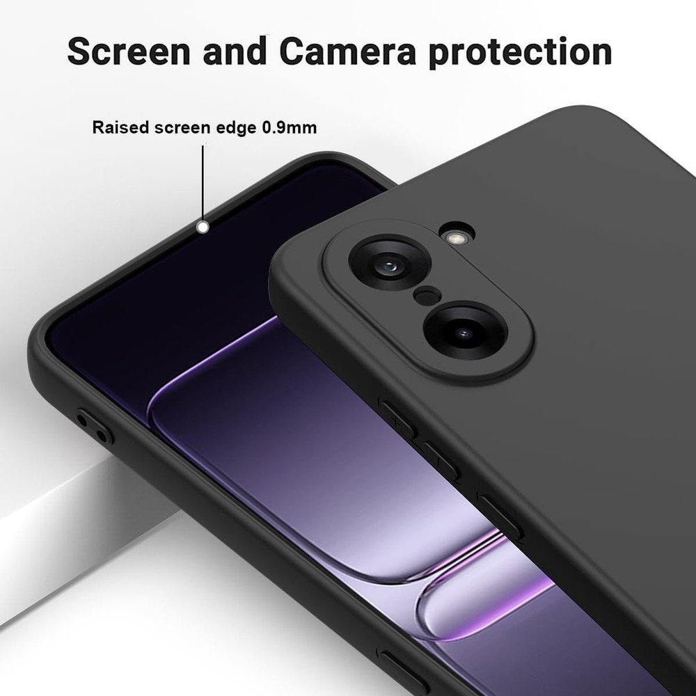 for BLU X5+ Phone Case with with 2 Pack Screen Protector, Shockproof Black-Scr