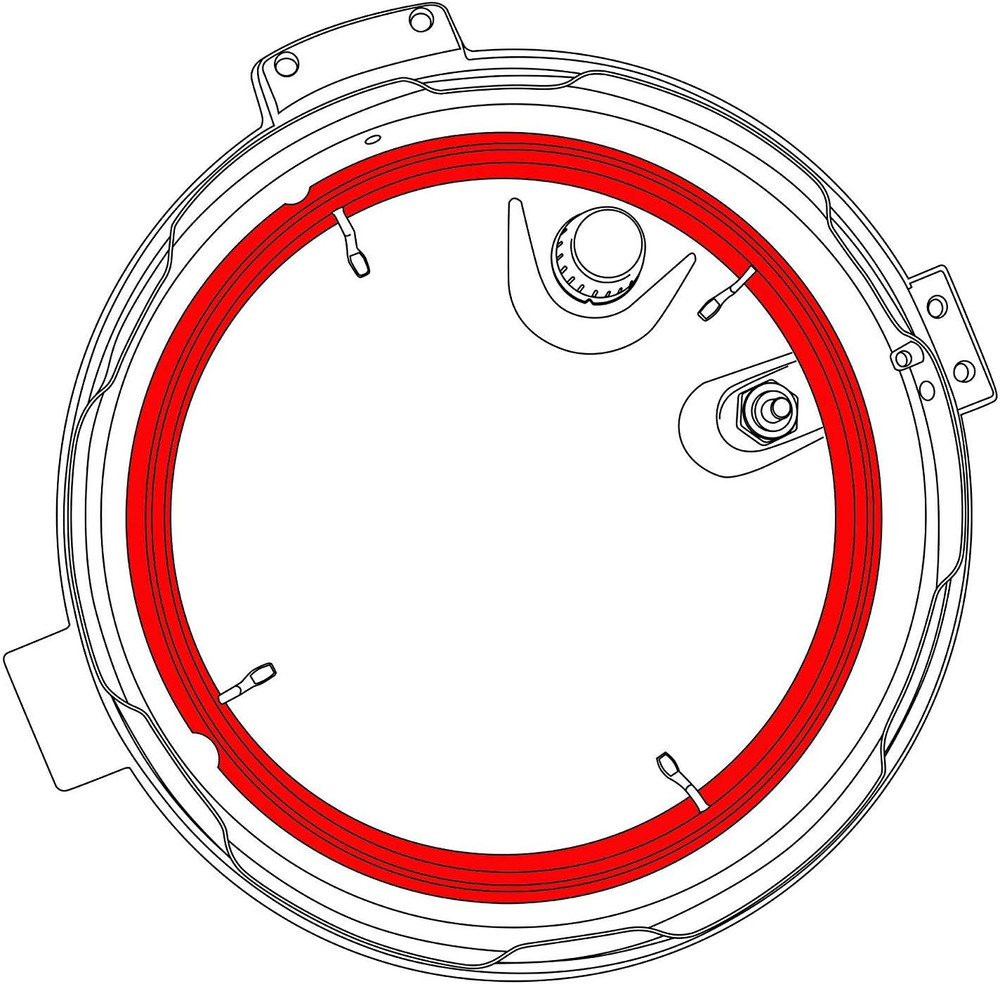 " Seal Ring Compatible with FARBERWARE 6 Quart 7-In-1 Programmable Pressure Cook