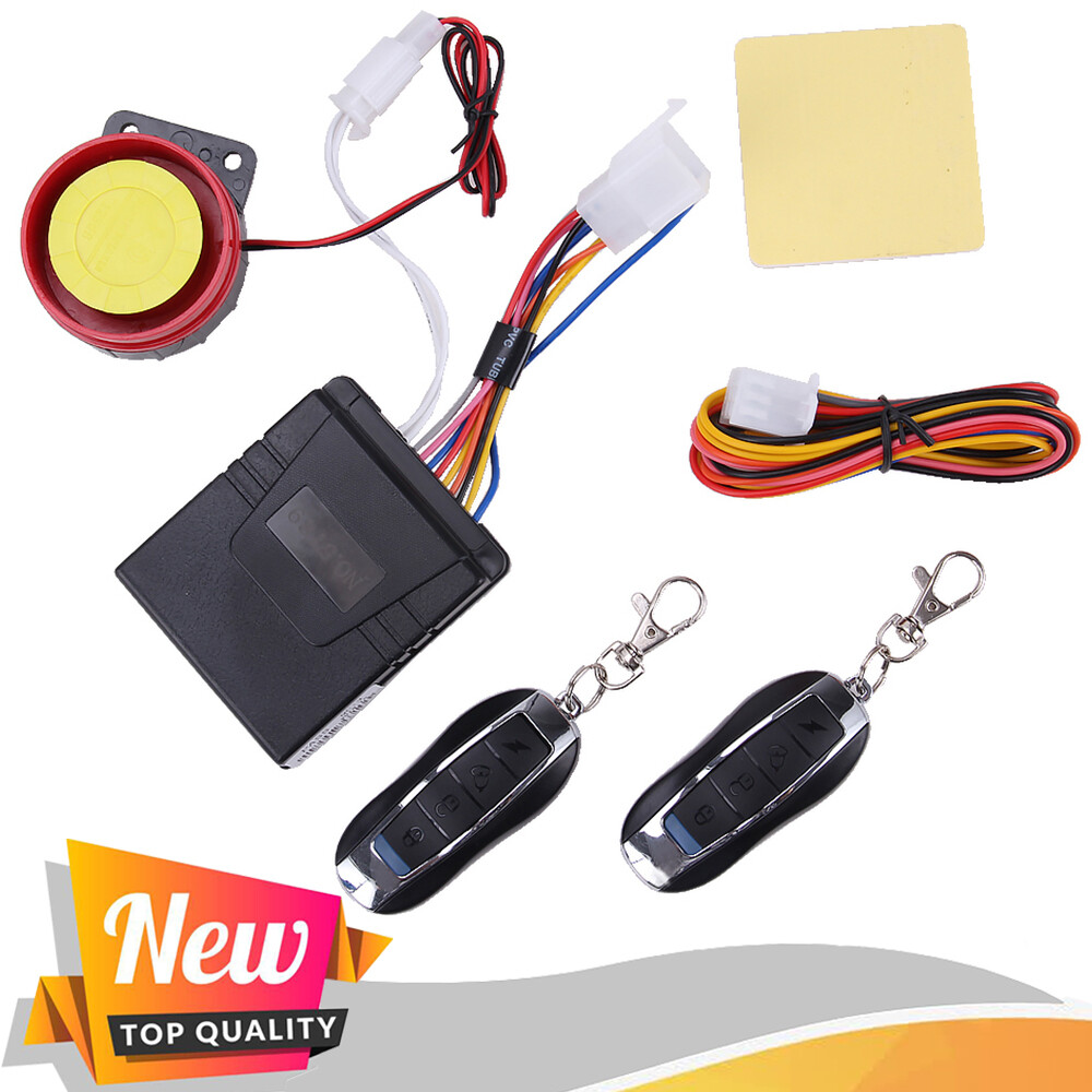 Motorcycle Bike Security Alarm System Anti-theft Remote Control Engine Start