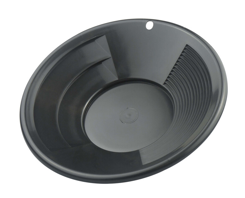 10" Black Gold Pan Panning Kit