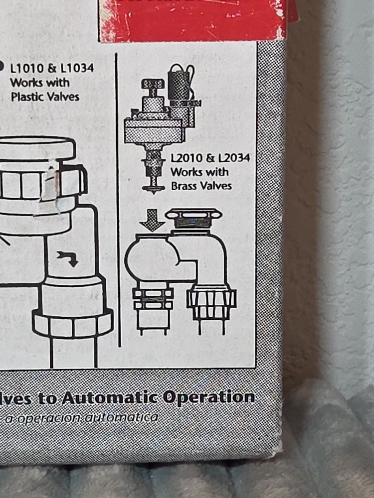 Lawn Genie Automatic Valve Adapter L2010 1 Inch for Brass Valves New Irrigation
