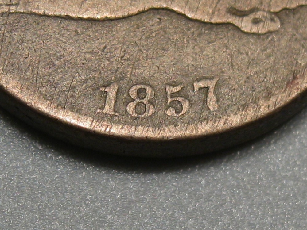 1857 Flying Eagle Penny. #78