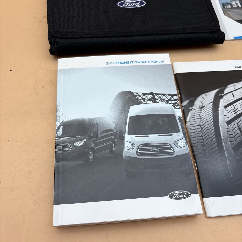 2019 Ford Transit Owners Manual, Quick Reference Guide With Case Included