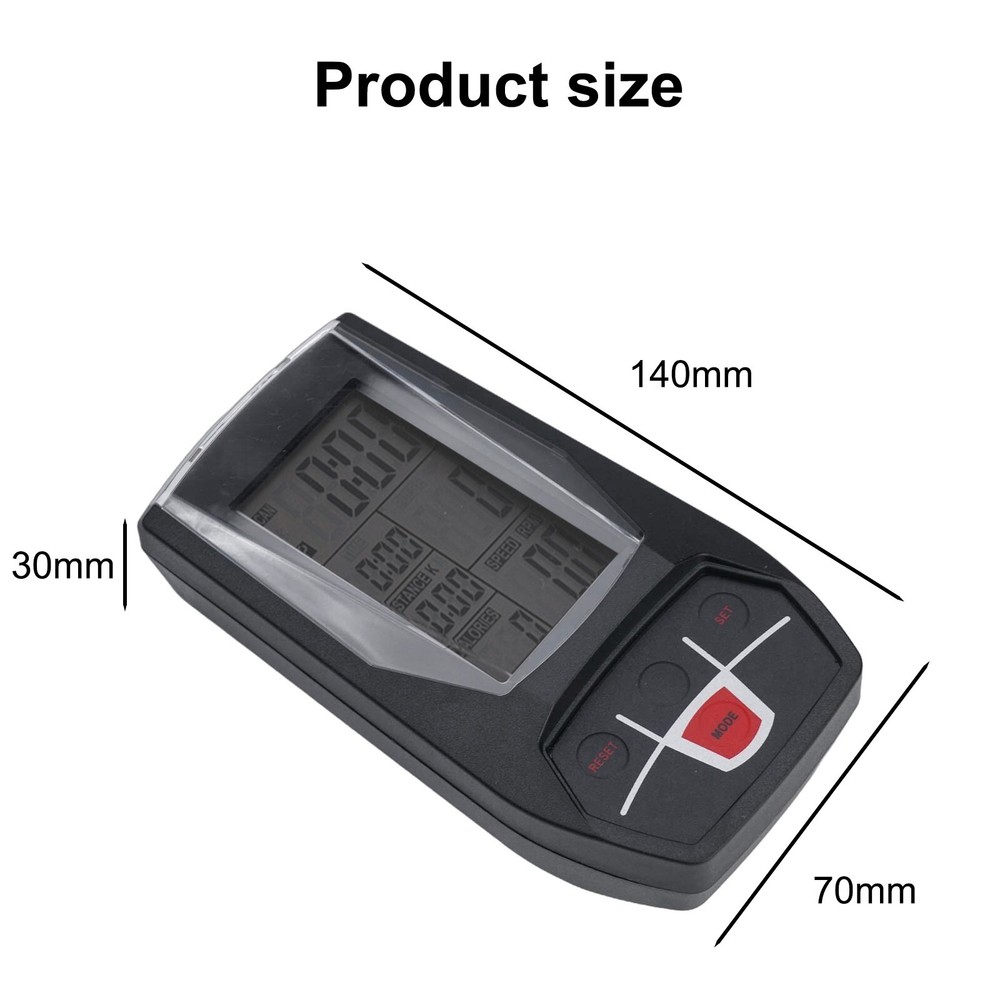 Multi Function Exercise Bike Speedometer Gym Accessorie with Scan Function