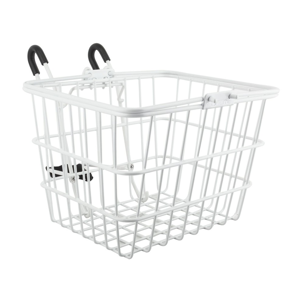 Basket Sunlite Front Wire Lift/Off Small White w/Bracket