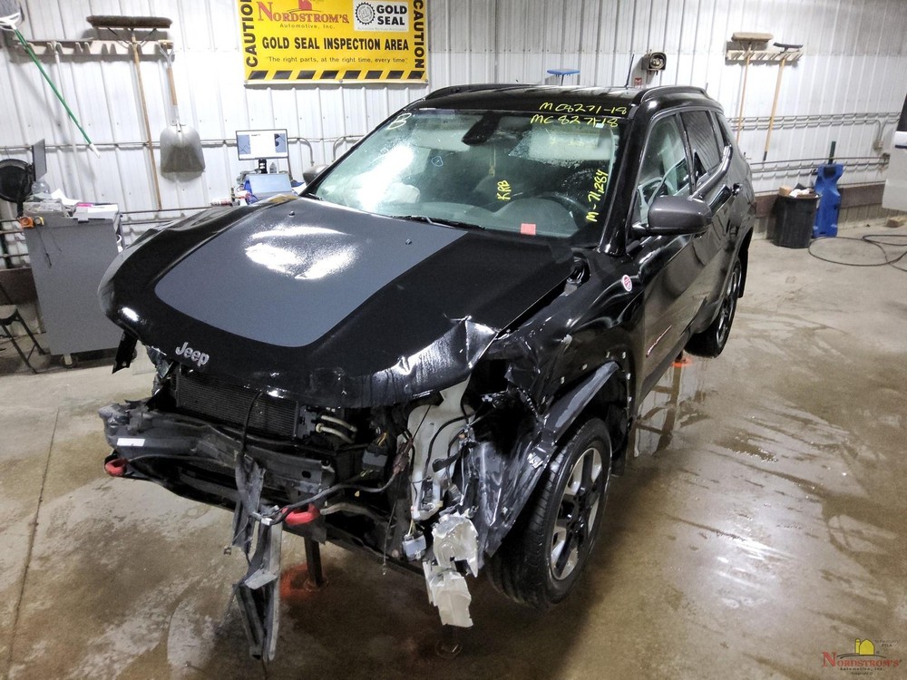 2018 Jeep Compass Driver Front Headrest Only Black Leather