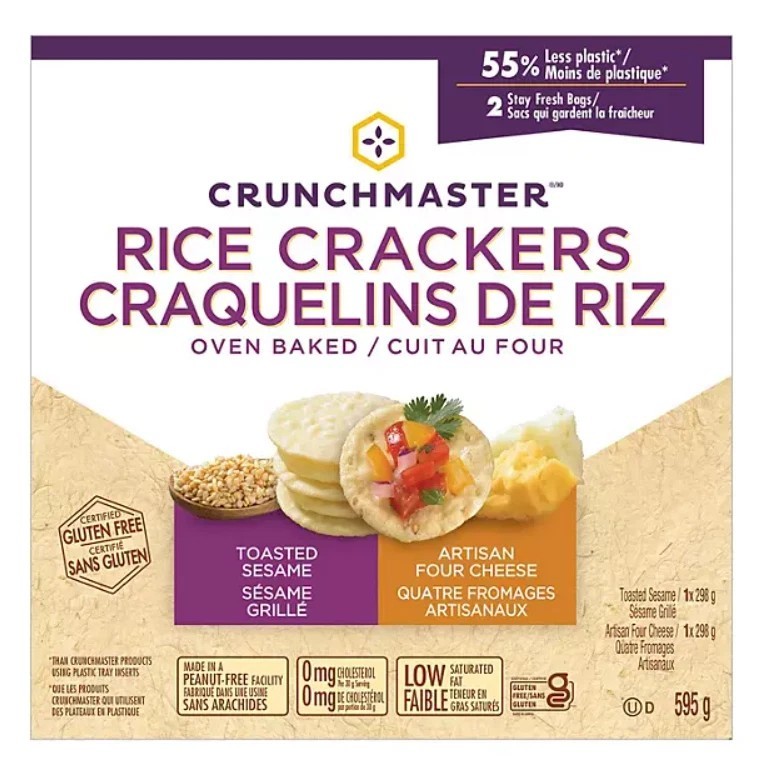 Crunchmaster Variety Pack Rice Crackers, 10.5 oz, 2 pk