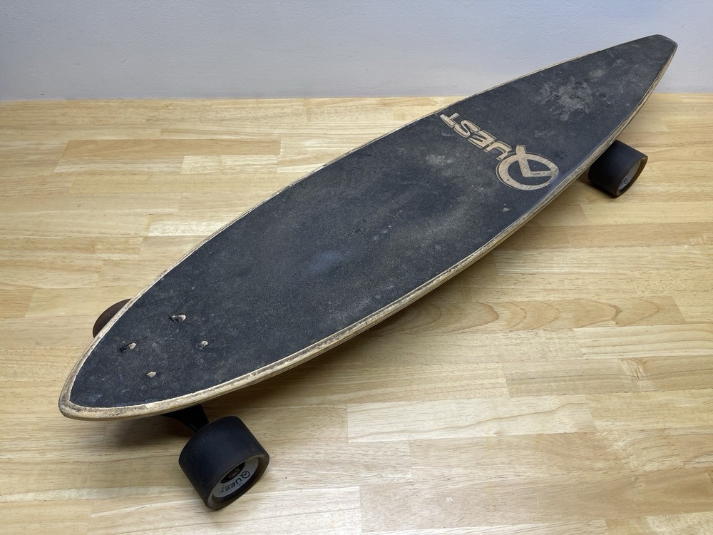 40" Quest Bamboo Longboard Skateboard Complete