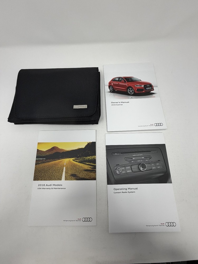 2016 Audi Q3 Owners Manual OEM Complete Set