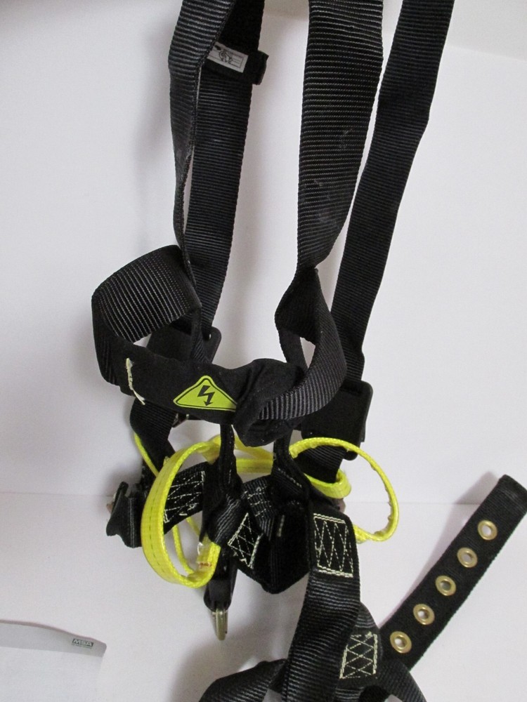 NEW MSA Workman Arc Flash Vest-Style Harness #10162695 X-LARGE Back/Side W Loop