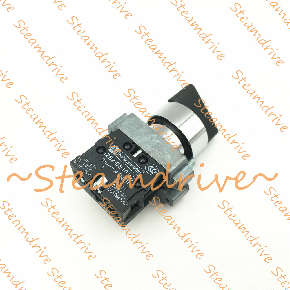 1PCS Position 1 NO Latching Rotary Switch Maintained XB2 BD21 Selector Switch