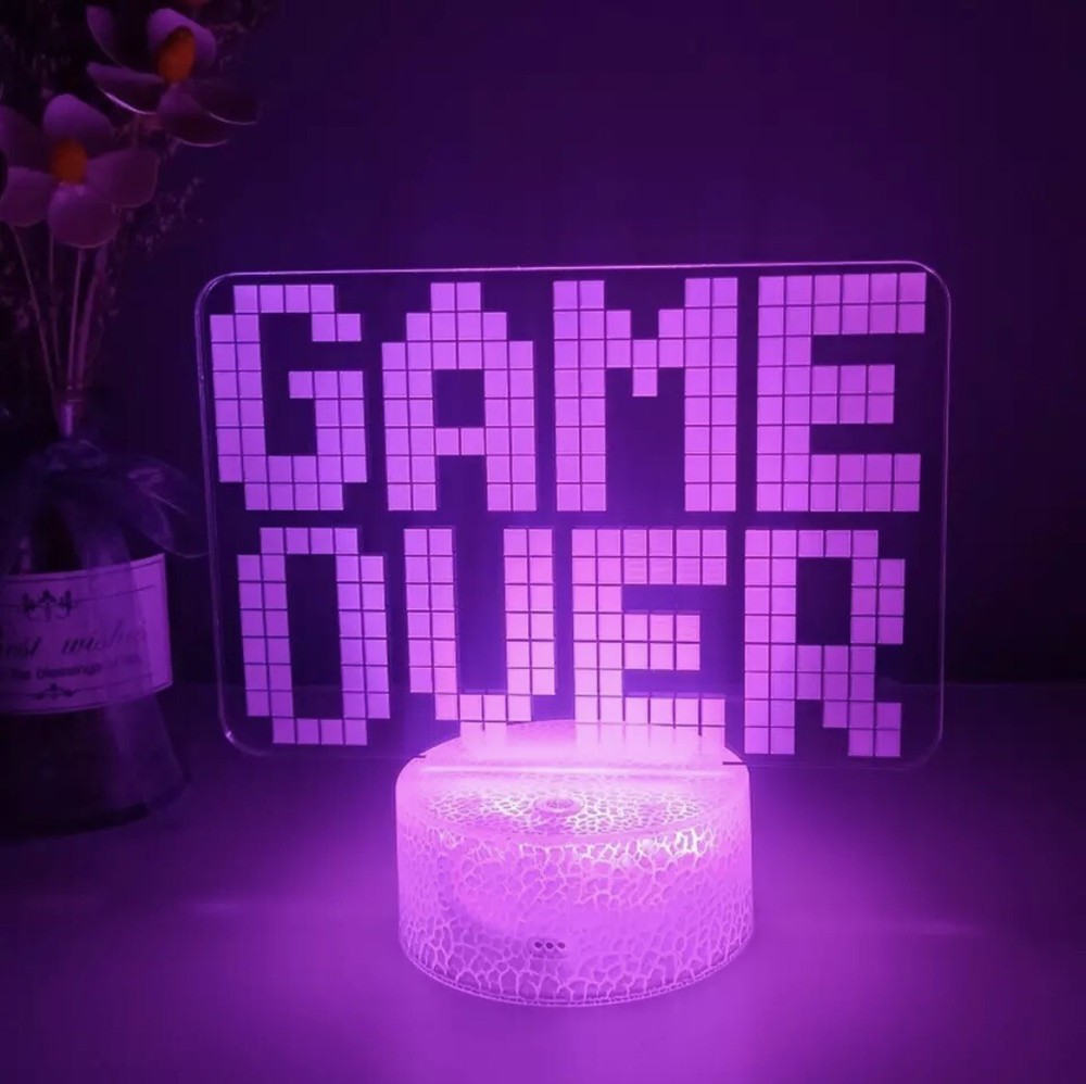 3D Illusion Gaming Night Lamps￼