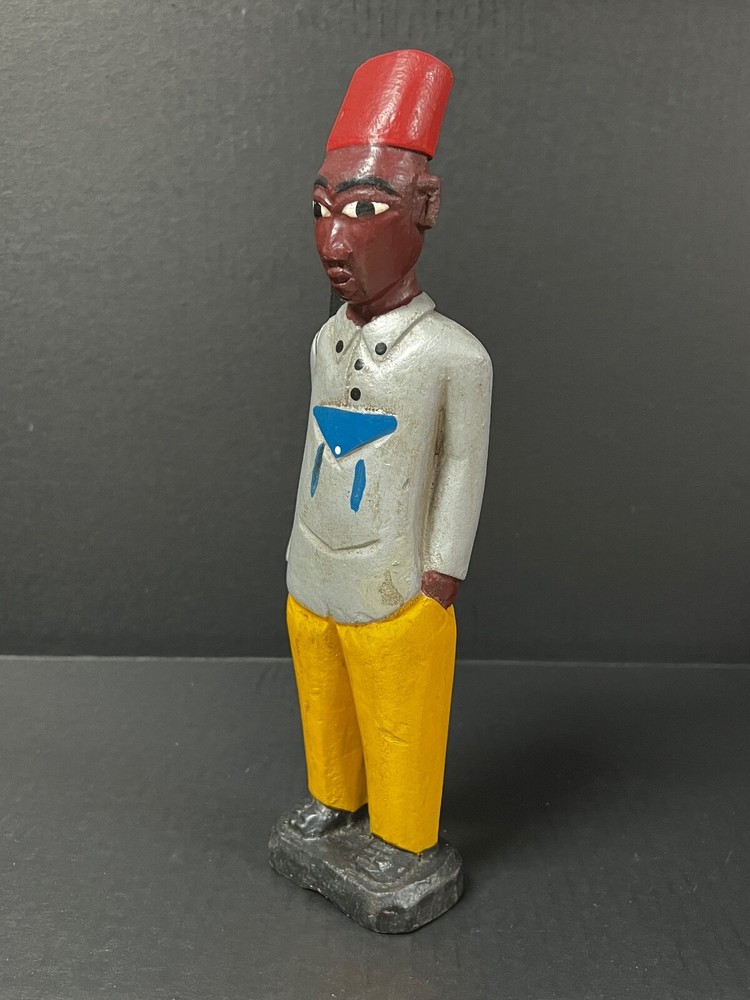 AFRICAN ART COLONIAL STATUE